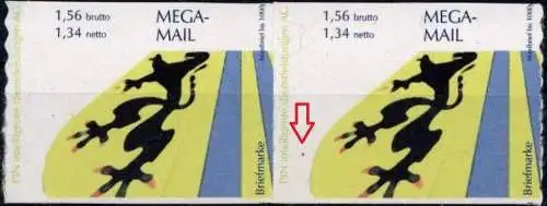 PIN AG: MiNr. 19, "Leipziger Sehenwürdigkeiten: Stadtwappen", Plattenfehler?, p.