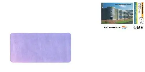 ZSBB: MiNr. UB 2, "VATTENFALL", Ganzsache, ungebraucht