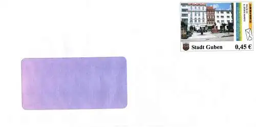 ZSBB: MiNr. UB 1 I, "Stadt Guben", Ganzsache, ungebraucht