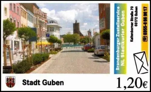ZSBB: Nr. 2, "ZSBB Guben 1. Ausgabe", postfrisch