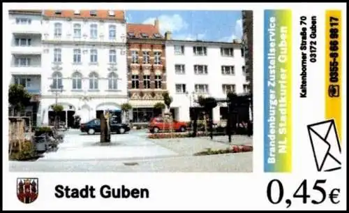 ZSBB: Nr. 1, "ZSBB Guben 1. Ausgabe", postfrisch