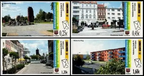 ZSBB: Nr. 4 - 7, "ZSBB Guben, 2. Ausgabe", Satz, postfrisch