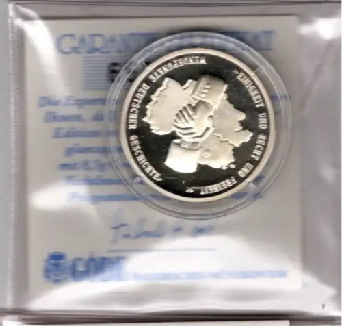 Medaille 7: Edition "Einigkeit und Recht und Freiheit", Feinsilber 999