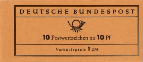 BRD: MH MiNr. 7 a I A, 00.10.1961, "Dürer", postfrisch