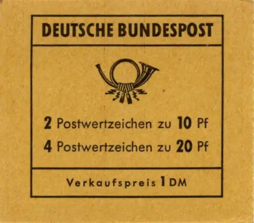 BRD: MH MiNr. 13 c, "Brandenburger Tor", postfrisch