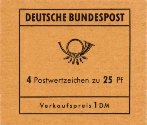 BRD: MH MiNr. 15, "Unfallverhütung", postfrisch