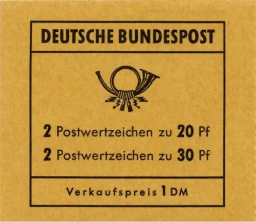 BRD: MH MiNr. 14 a, "Brandenburger Tor", postfrisch