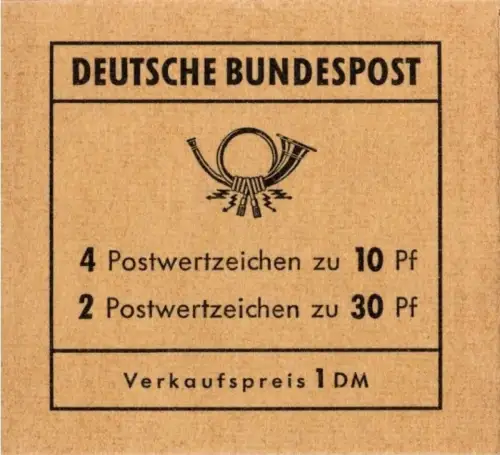 BRD: MH MiNr. 16 a, "Unfallverhütung", postfrisch