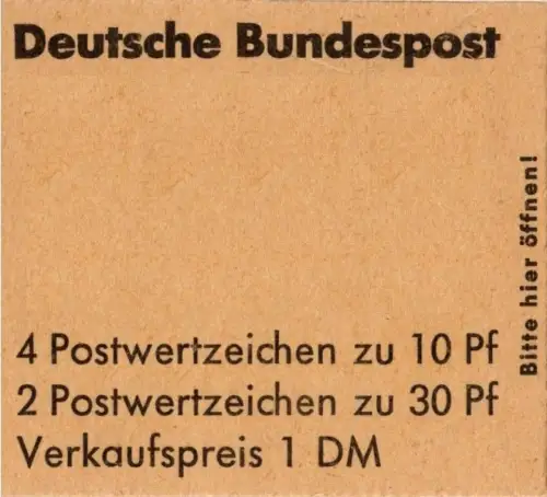 BRD: MH MiNr. 16 c, "Unfallverhütung", postfrisch