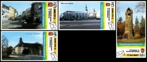 ZSBB: Nr. 1 - 4, "ZSBB Spremberg", Satz, postfrisch