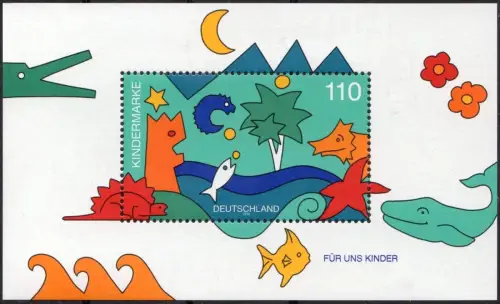 BRD: MiNr. 1980 Bl. 42, "Für uns Kinder", Block, postfrisch