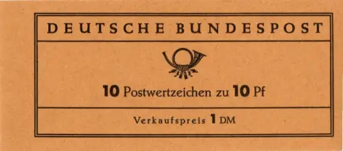 BRD: MH MiNr. 7 a I B, 00.10.1961, "Dürer", postfrisch