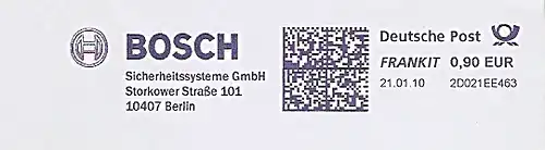 Freistempel 2D021EE463 Berlin - BOSCH Sicherheit (#267)