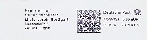 Freistempel 3D0300038F Stuttgart - Mieterverein (#122)