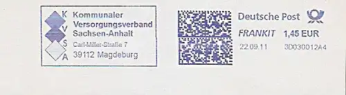 Freistempel 3D030012A4 Magdeburg - KVSA (#183)