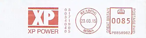 Freistempel Großbritannien PB858962 Reading Berks - XP Power (#298)