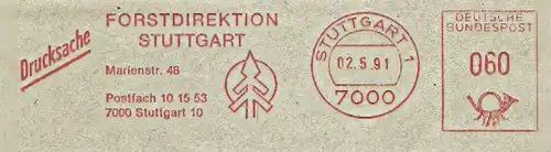 Freistempel Stuttgart - Forstdirektion (#113)