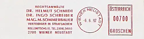 Freistempel Österreich - Wiener Neustadt - Rechtsanwälte Schmidt.. (#220)	