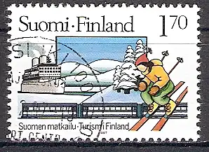Finnland 1011 o Tourismus / Skiläufer (2017414)