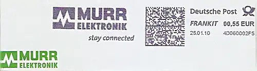 Freistempel 4D060002F5 Oppenweiler - Murr Elektronik (#269)