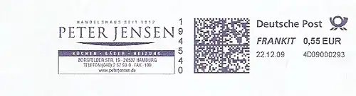 Freistempel 4D09000293 Hamburg - Peter Jensen (#107)