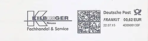 Freistempel 4D090013BF Neuss - KILBINGER (#382)