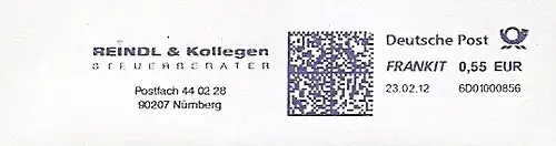 Freistempel 6D01000856 Nürnberg - Steuerberater Reindl (#28)