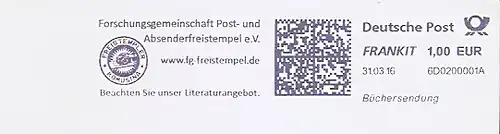 Freistempel 6D0200001A Ammersbek - Forschungsgemeinschaft Post- und Absenderfreistempel e. V. - Komusina (#345)