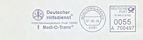 Freistempel A700497 Mönchengladbach - Deutscher Hilfsdienst (#166)