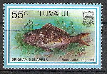Tuvalu 762 ** Hawaiischer Ruby-Snapper (2017595)