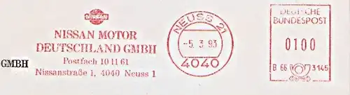 Freistempel B66 3145 Neuss - Nissan Deutschland GmbH (#328)