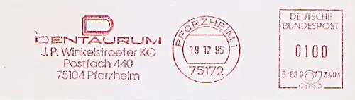 Freistempel B66 3401 Pforzheim - Winkelstroeter KG (#335)