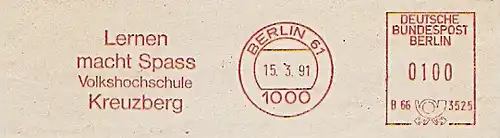 Freistempel B66 3525 Berlin - Volkshochschule Kreuzberg (#213)