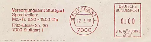 Freistempel B66 3875 Stuttgart - Versorgungsamt (#193)