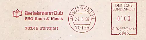 Freistempel B66 5112 Stuttgart - Bertelsmann Club (#396)
