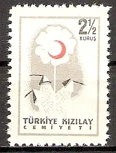 Türkei ZZM. C224 ** Roter Halbmond 1957 (2015607)