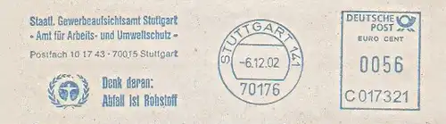 Freistempel C017321 Stuttgart - Gewerbeaufsichtsamt (#124)