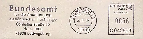 Freistempel C042869 Ludwigsburg -Bundesamt für die Anerkennung ausländischer Flüchtlinge (#55)