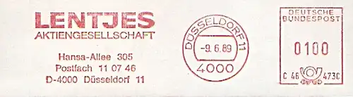 Freistempel C46 473C Düsseldorf - Lentjes AG (#35)