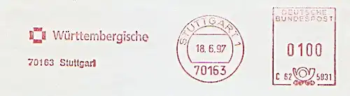 Freistempel C62 5831 Stuttgart - Württembergische (#119)