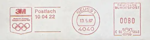 Freistempel C66 5848 Neuss - 3M Olympiade 1988 (#66)