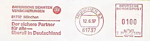Freistempel C71 5379 München - Beamten Versicherung (#309)