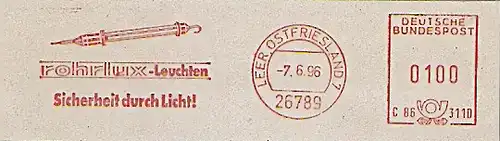 Freistempel C86 311D Leer - Rohrlux Leuchten (Abb. Leuchtstoffröhre) (#270)