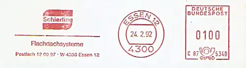 Freistempel C87 534D Essen - Schierling Flachdach (#372)