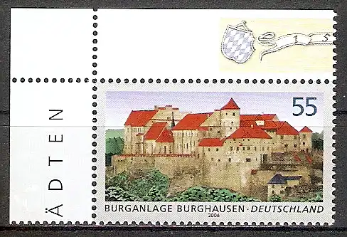 BRD 2548 ** Burganlage Burghausen - Bogenecke o.l. (2017529)