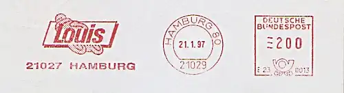 Freistempel E23 0013 Hamburg - Louis (Abb. Motorrad) (#248)