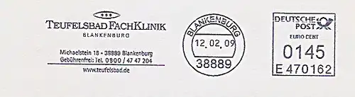 Freistempel E470162 Blankenburg - Teufelsbad Klinik (#192)