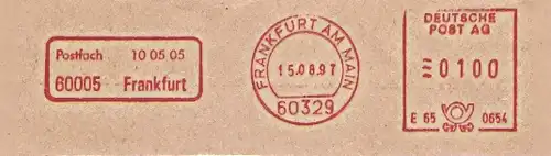Freistempel E65 0654 Frankfurt - Postfach 100505 (#133)