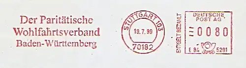 Freistempel E84 5291 Stuttgart - Wohlfahrtsverband (#204)