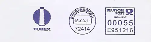 Freistempel E951216 Rangendingen - TUBEX (Abb. Tube) (#362)